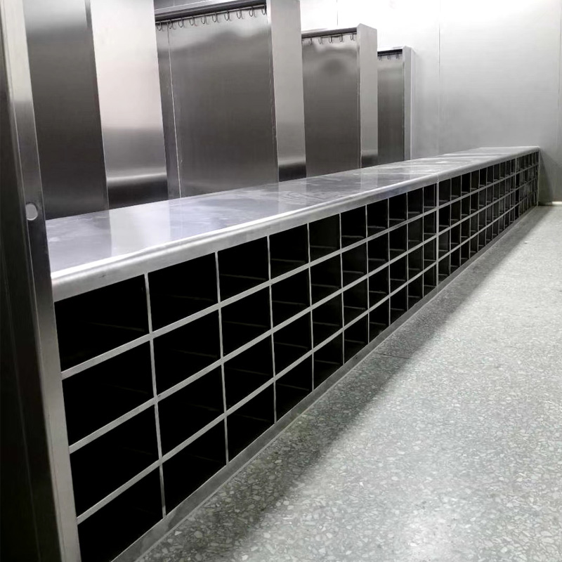 不銹鋼鞋柜、掛衣柜(可定制)